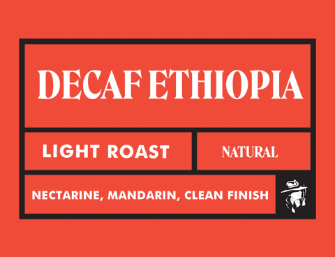 Ethiopia Natural Decaf | Mountain Water | Light Roast