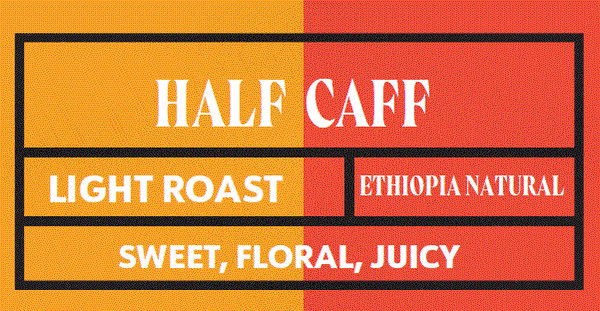 All Ethiopian Natural Half-Caff