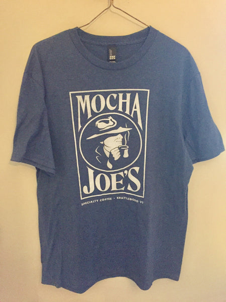 ALERT!  LAST ONE! Mocha Joe's T-Shirt - Blue